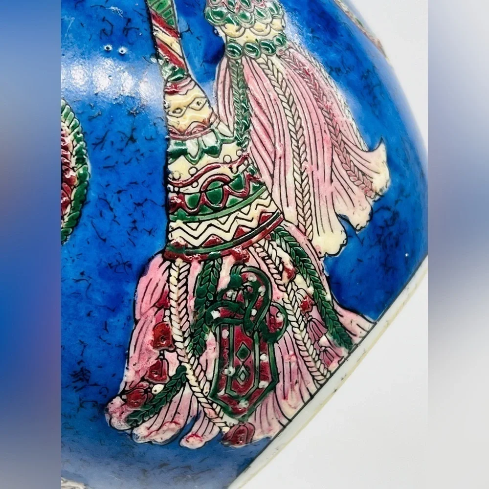 Cobalt Vintage Japanese ginger jar in excellent condition